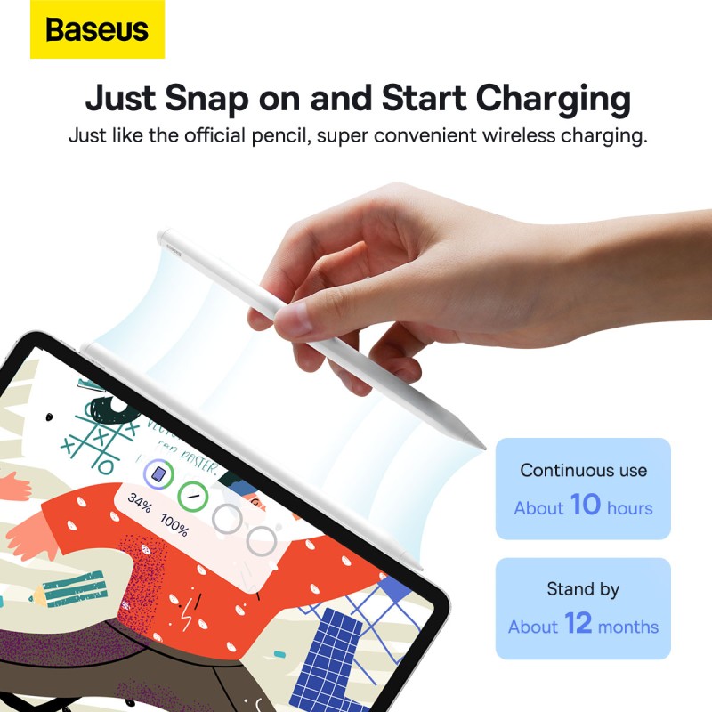 Buy Baseus IT Stylus - Smooth Writing 2 - Stylus Wireless Wired Charging in Cyprus, Nicosia, Limassol, Larnaka, Pafos