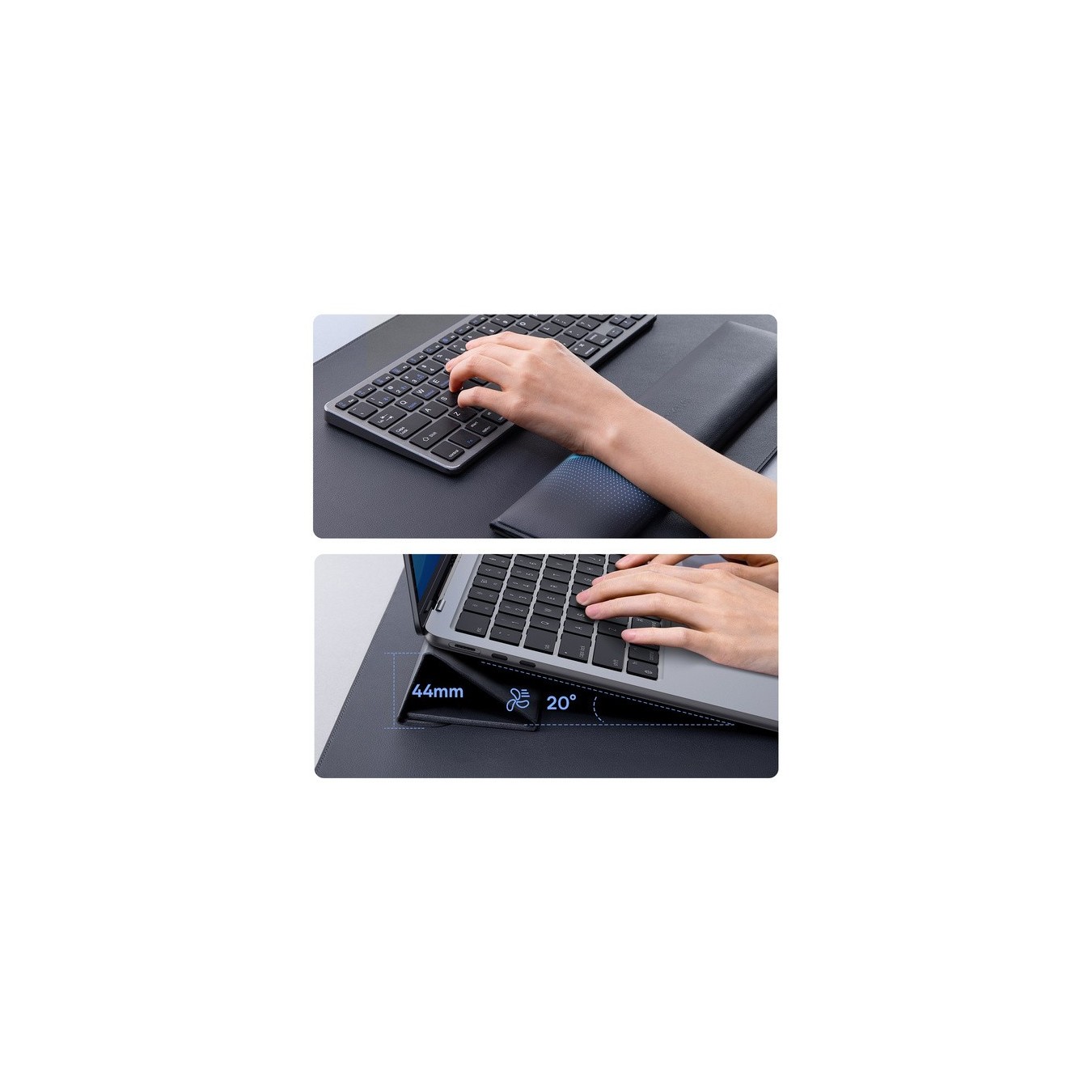 Baseus MagPro Series II BS-PS037 Smart Desk Mat with Wrist Rest - Black (Boxed) — Buy in Cyprus with Fast Delivery
