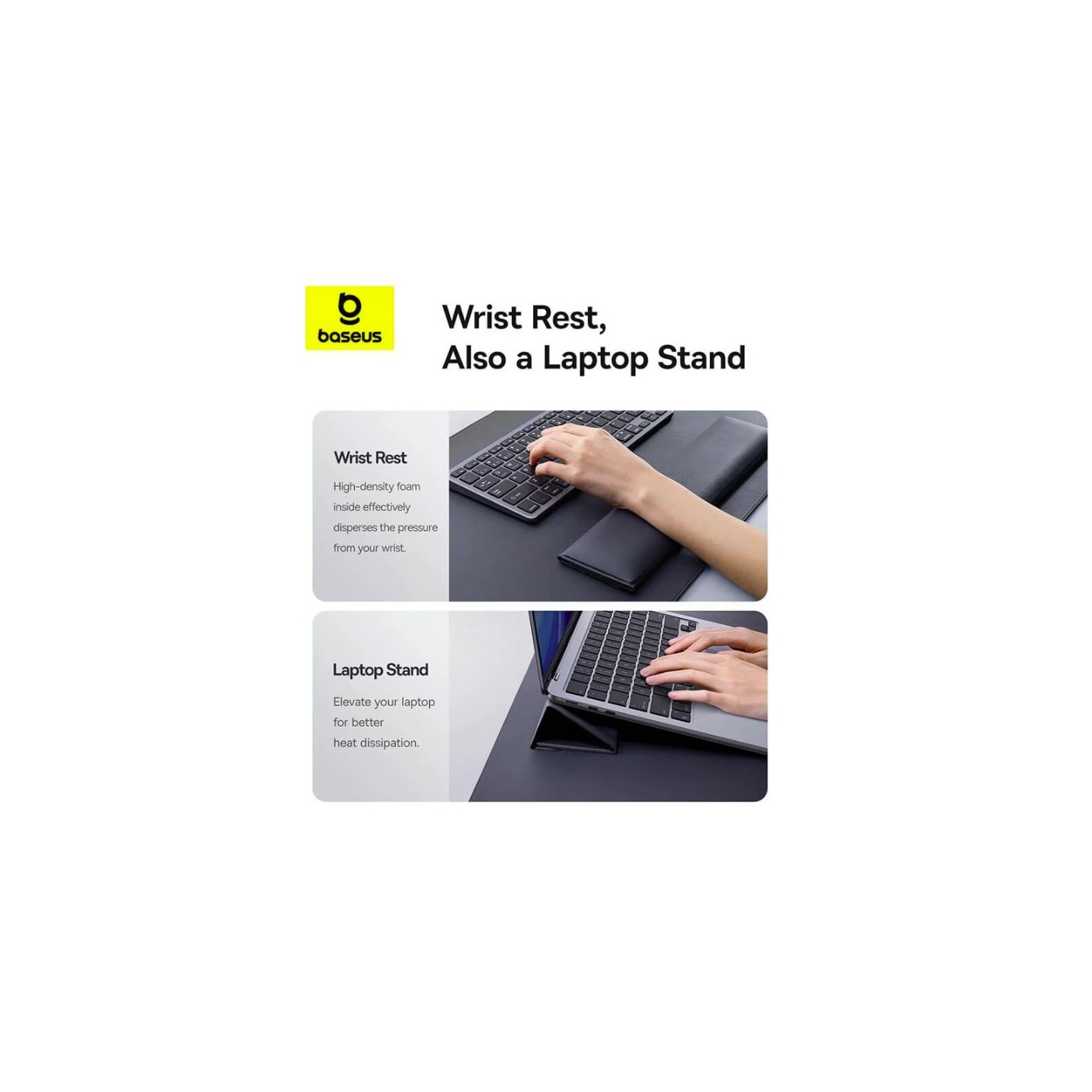 Baseus Smart Desk Mat & Wrist Pad - MagPro Series II Basic Edition — Buy in Cyprus with Fast Delivery