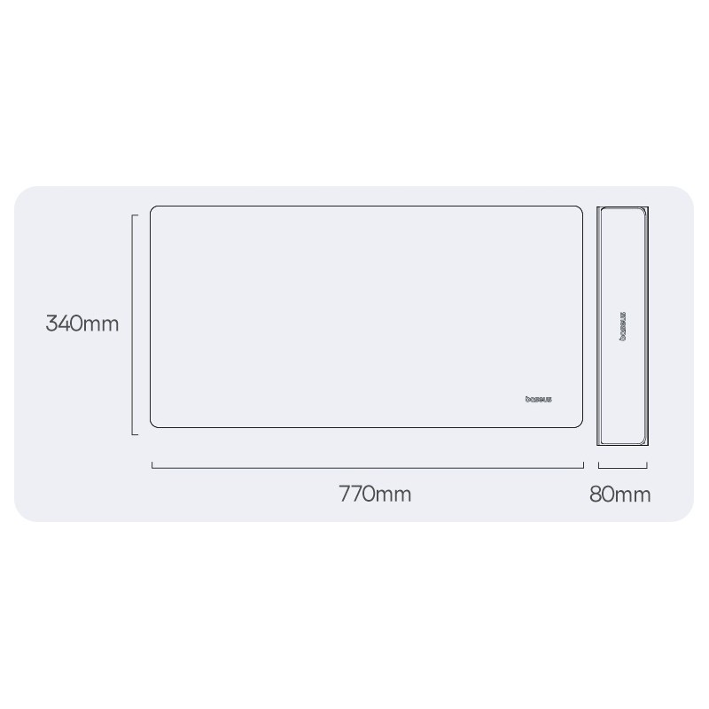 Buy Baseus Smart Desk Mat & Wrist Pad - MagPro Series II Basic Edition in Cyprus, Nicosia, Limassol, Larnaka, Pafos