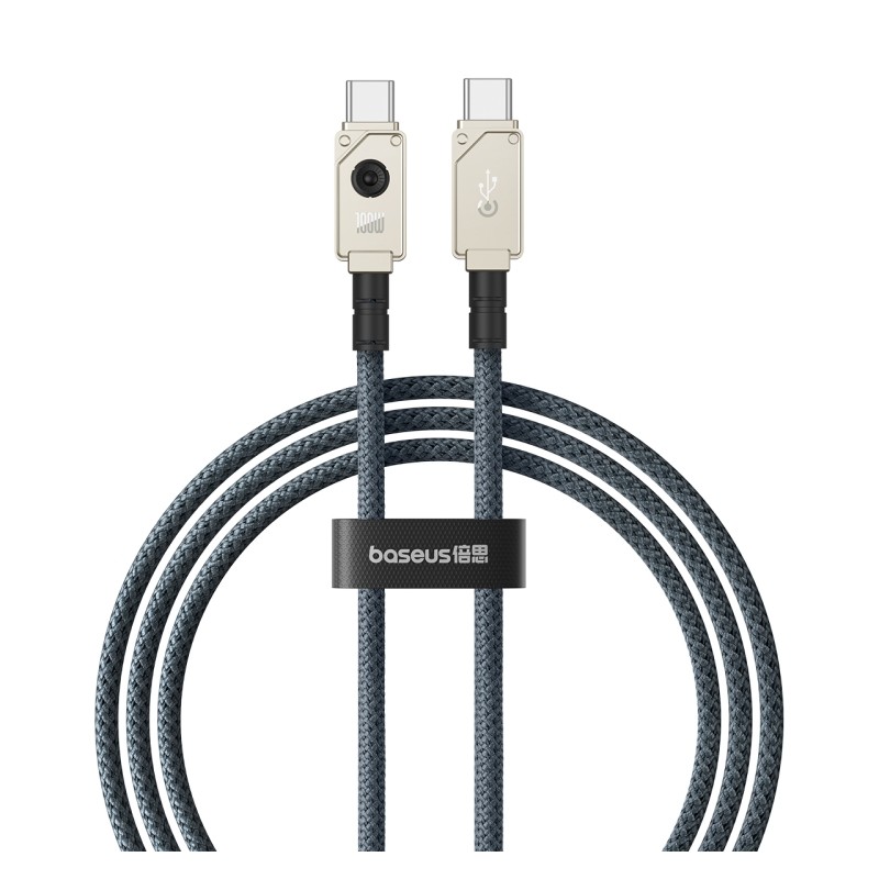 Baseus USB-C to USB-C Aramid Braided 100W 1.0m White (Boxed) — Buy in Cyprus with Fast Delivery