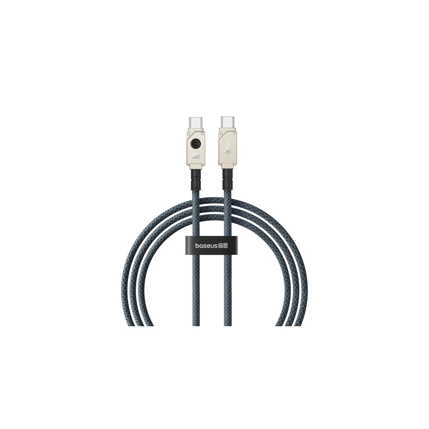 Baseus USB-C to USB-C Aramid Braided 100W 1.0m White (Boxed) — Buy in Cyprus with Fast Delivery
