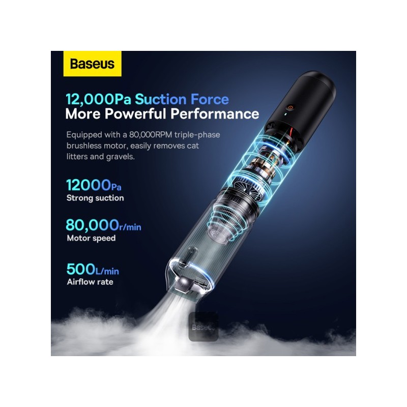 Buy Baseus VA Vacuum Cleaner Car - A3lite - Black in Cyprus, Nicosia, Limassol, Larnaka, Pafos