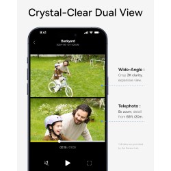 Buy Baseus Security - S1 Pro - Outdoor Self Rotating Solar 3K 2-Cam Kit White in Cyprus, Nicosia, Limassol, Larnaka, Pafos