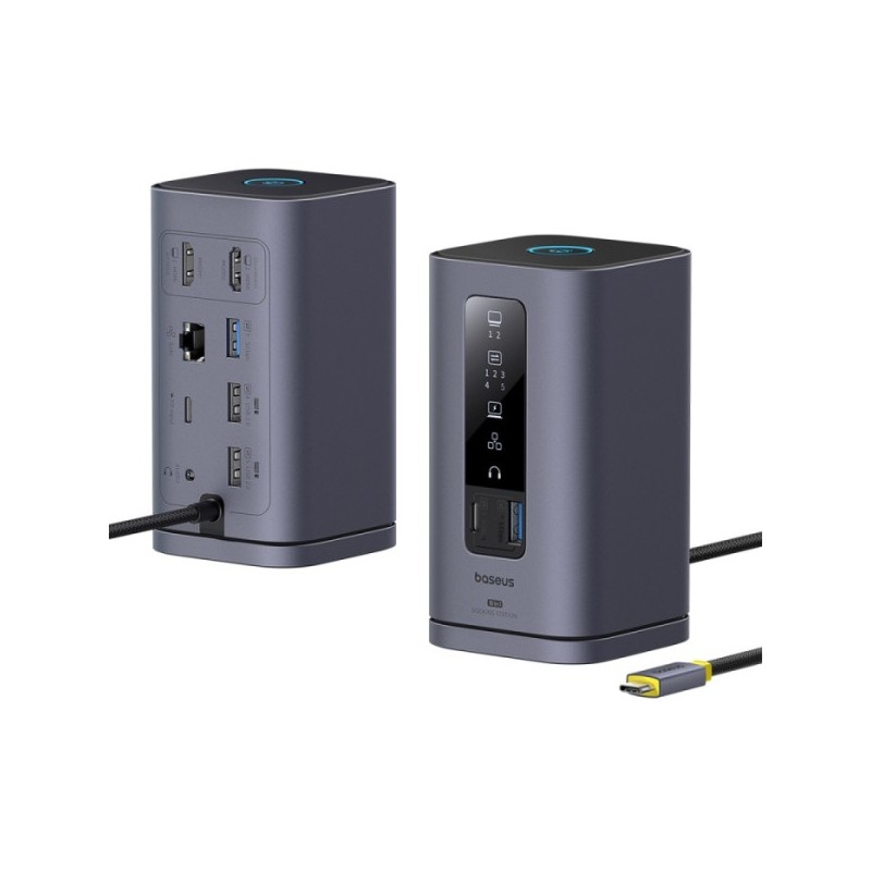 Buy Baseus Spacemate Series 10-in-1 Docking Station Dual Display for MAC - 10-in... in Cyprus, Nicosia, Limassol, Larnaka, Pafos