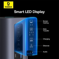 Baseus Spacemate 10-in-1 Mac Docking Station | Dual 4K HDMI, 100W PD — Armenius Store Cyprus