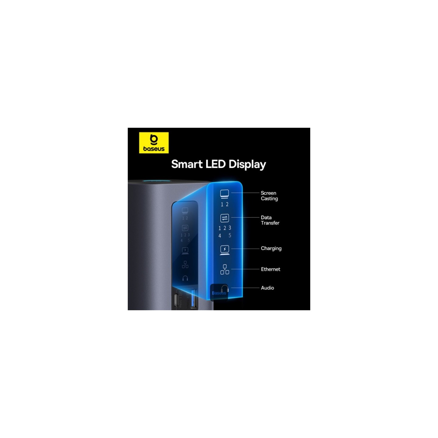 Baseus Spacemate 10-in-1 Mac Docking Station | Dual 4K HDMI, 100W PD — Armenius Store Cyprus