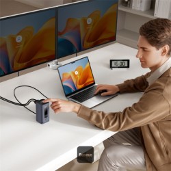 Baseus Spacemate 10-in-1 Mac Docking Station | Dual 4K HDMI, 100W PD — Armenius Store Cyprus