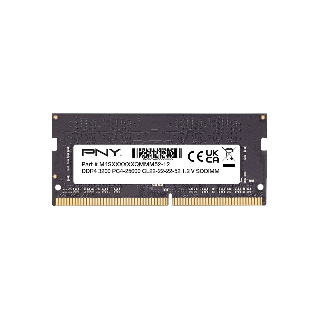 PNY RAM SODIMM DDR4 3200MHz CL22 8GB Notebook Memory — Buy in Cyprus with Fast Delivery