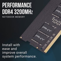 PNY RAM SODIMM DDR4 3200MHz CL22 8GB Notebook Memory — Buy in Cyprus with Fast Delivery