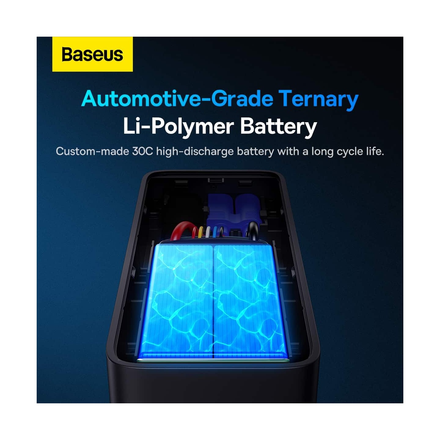 Baseus Car Jump Start Booster & Powerbank - ALPHA Black - 6000mAh - 600A — Buy in Cyprus with Fast Delivery