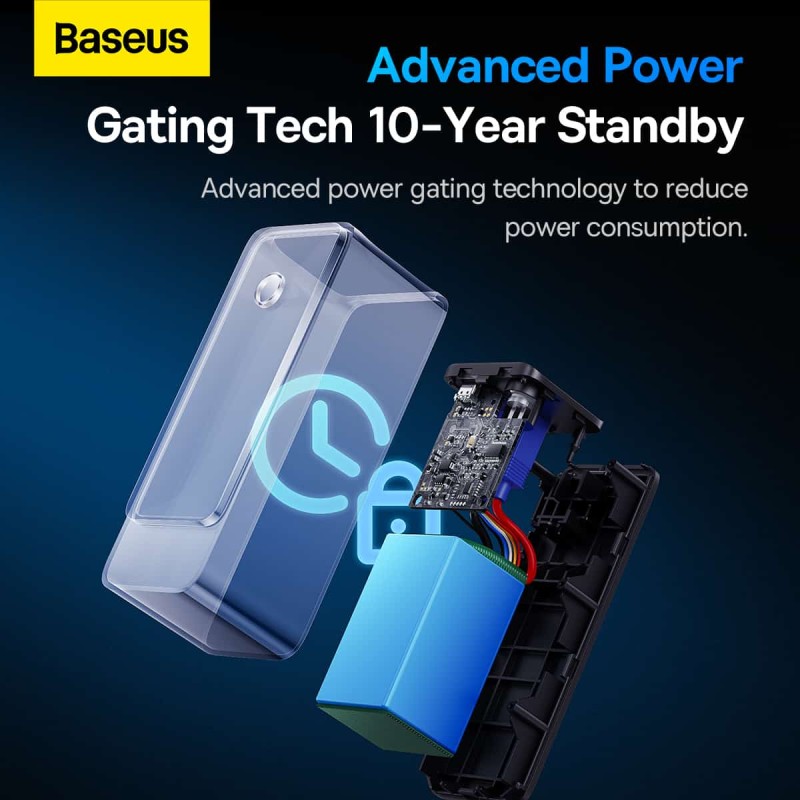 Buy Baseus Car Jump Start Booster & Powerbank - ALPHA Black - 6000mAh - 600A in Cyprus, Nicosia, Limassol, Larnaka, Pafos