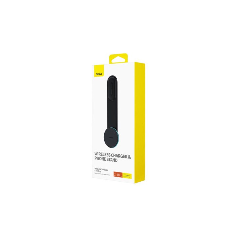 Buy Baseus Wireless Dashboard Magnetic Car Charger - C02 Pro - Black in Cyprus, Nicosia, Limassol, Larnaka, Pafos