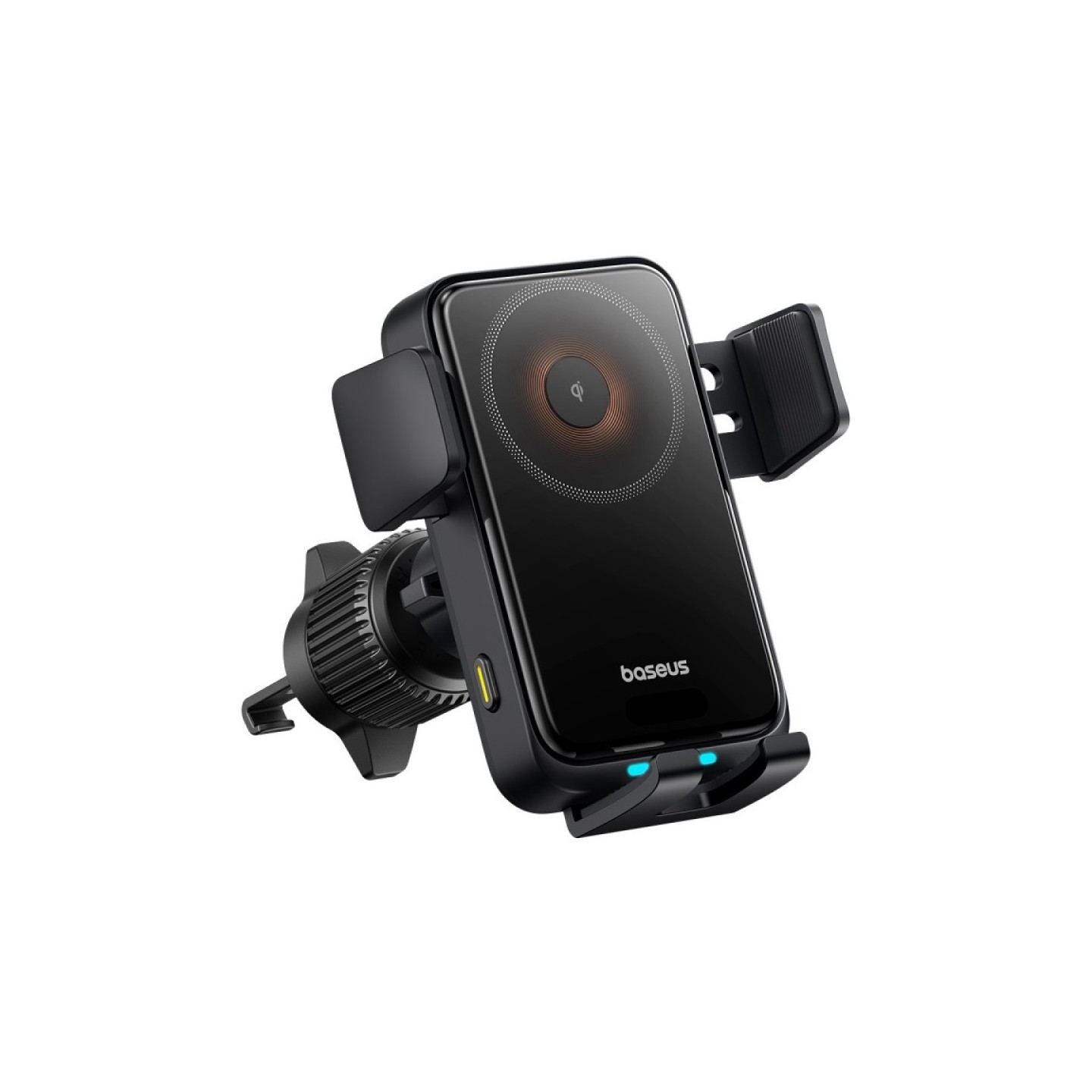 Baseus Car Charger - Wireless AirVent Wisdom Pro Auto Coil Alignment 15W Black — Buy in Cyprus with Fast Delivery