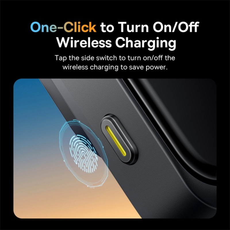 Buy Baseus Car Charger - Wireless AirVent Wisdom Pro Auto Coil Alignment 15W Black in Cyprus, Nicosia, Limassol, Larnaka, Pafos