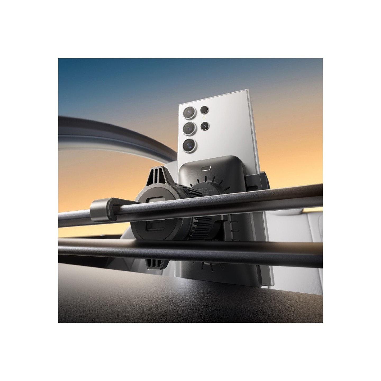 Baseus Car Charger - Wireless AirVent Wisdom Pro Auto Coil Alignment 15W Black — Buy in Cyprus with Fast Delivery