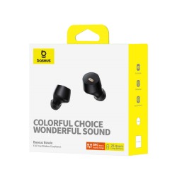 Buy Baseus Headphones In Ear Beans TWS Bowie - E18 - Black in Cyprus, Nicosia, Limassol, Larnaka, Pafos