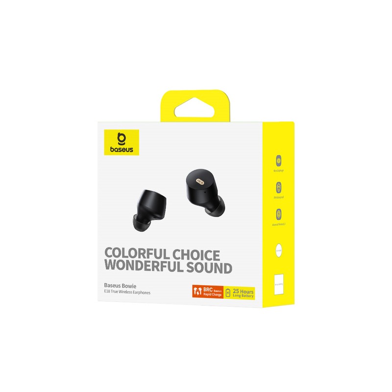 Buy Baseus Headphones In Ear Beans TWS Bowie - E18 - Black in Cyprus, Nicosia, Limassol, Larnaka, Pafos