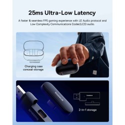 Buy Baseus Headphones In Ear TWS AeQur - G10 - Gaming PS5 PC Switch Cluster Black in Cyprus, Nicosia, Limassol, Larnaka, Pafos