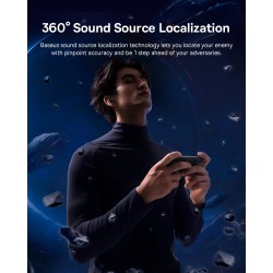 Buy Baseus Headphones In Ear TWS AeQur - G10 - Gaming PS5 PC Switch Cluster Black in Cyprus, Nicosia, Limassol, Larnaka, Pafos