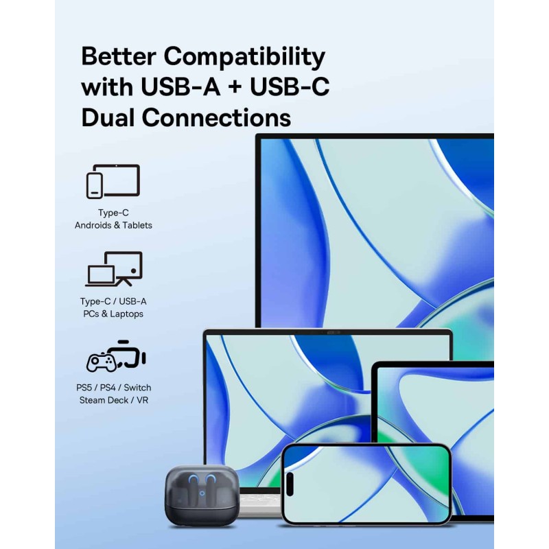 Buy Baseus Headphones In Ear TWS AeQur - G10 - Gaming PS5 PC Switch Cluster Black in Cyprus, Nicosia, Limassol, Larnaka, Pafos