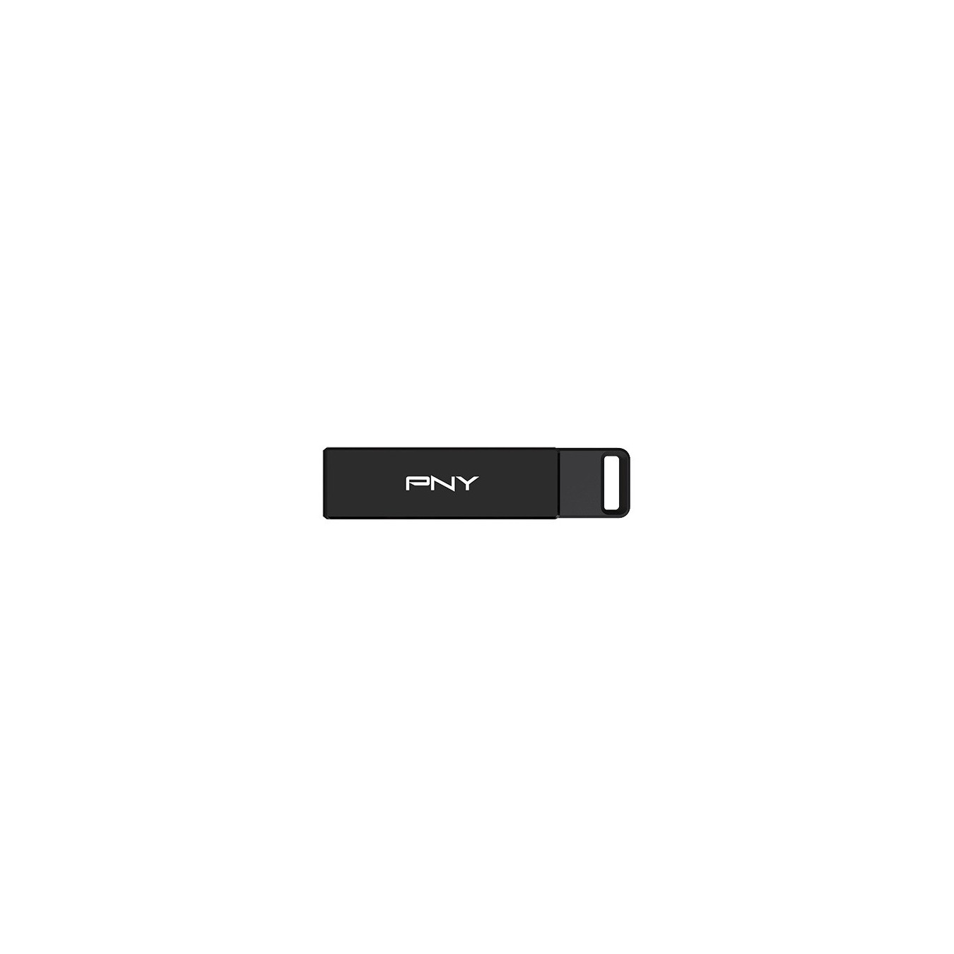 PNY Flash Drive Elite-X USB 3.2 Stick 64GB Capless Slider Black - FDI64GELTXC - Capless Slider 64GB USB 3.2 Black