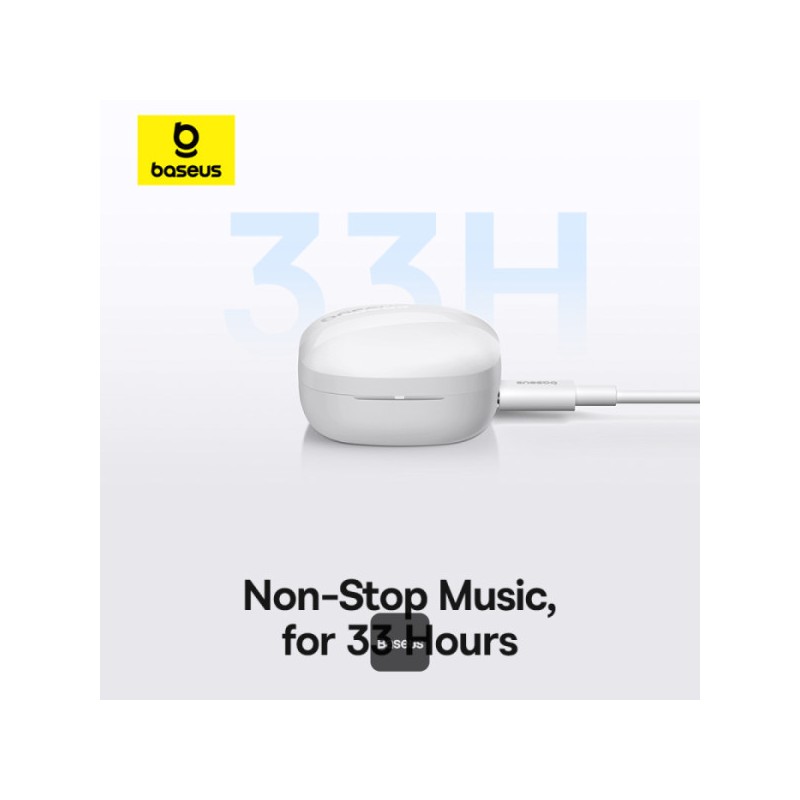 Buy Baseus Headphones In Ear TWS Bowie - E20 - White in Cyprus, Nicosia, Limassol, Larnaka, Pafos