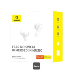 Buy Baseus Headphones In Ear TWS Bowie - E20 - White in Cyprus, Nicosia, Limassol, Larnaka, Pafos