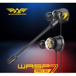 Buy Armaggeddon Earphones - Wasp 7 Pro - 3D Gaming Earphones, Triple Neodymium D... in Cyprus, Nicosia, Limassol, Larnaka, Pafos