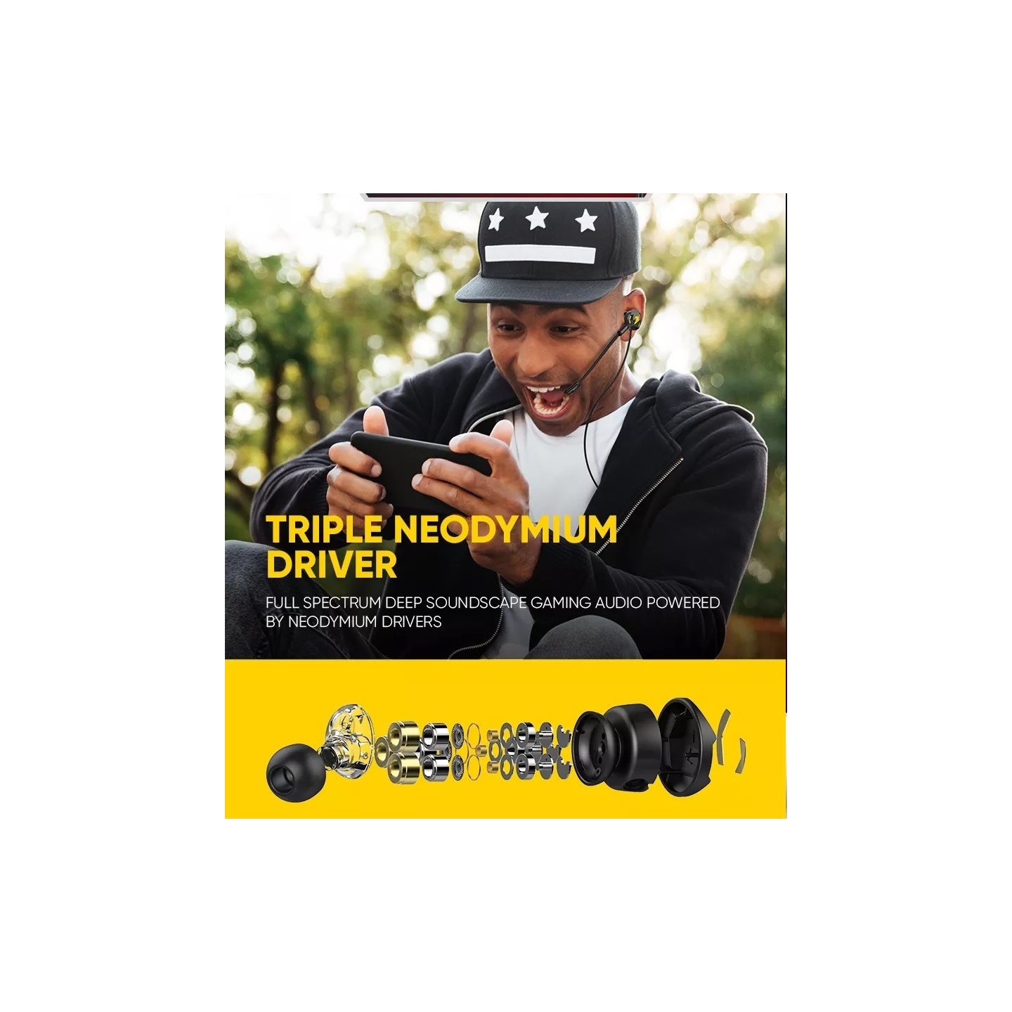 Armaggeddon Earphones - Wasp 7 Pro - 3D Gaming Earphones, Triple Neodymium Driver — Buy in Cyprus with Fast Delivery