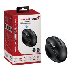 Genius Ergo 8300S Wireless Ergonomic Vertical Mouse w/Thumb Rest - 31030037400 (Boxed) — Buy in Cyprus with Fast Delivery