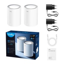 Cudy M3600 BE3600 Dual Band Wi-Fi 7 Mesh System 2-Pack – 3.6 Gbps 3000 sq.ft | Armenius Store