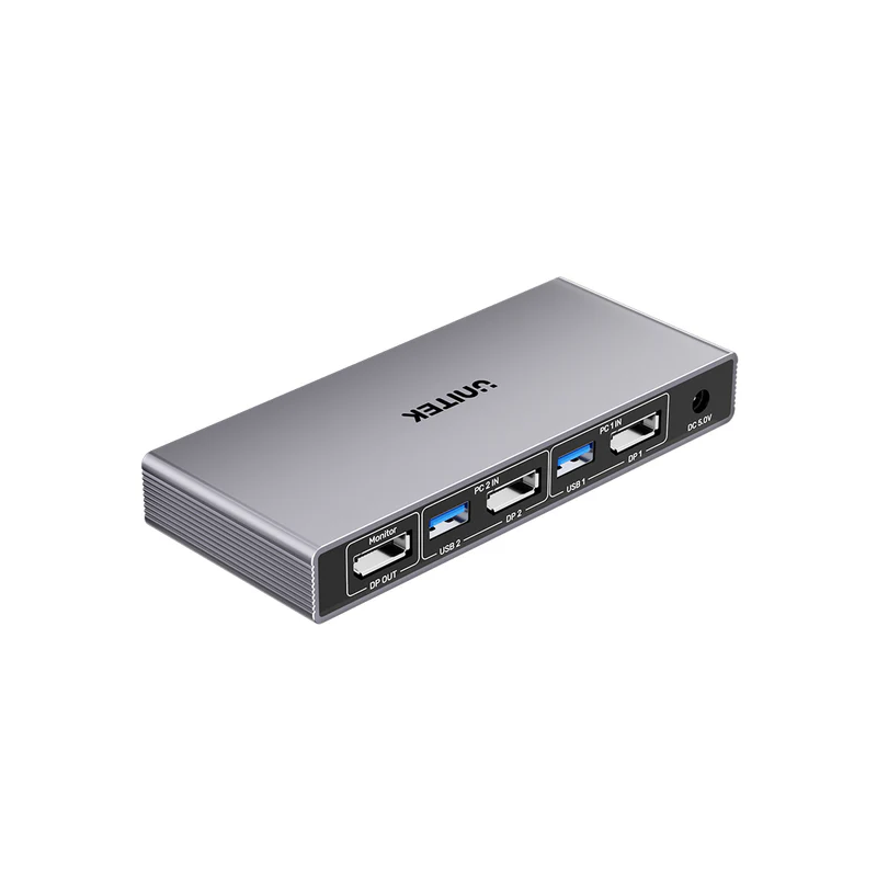 Buy Unitek KVM DisplayPort Switch 2-1 8K60Hz with 4-Port USB 3.0 - V1310A - KVM ... in Cyprus, Nicosia, Limassol, Larnaka, Pafos