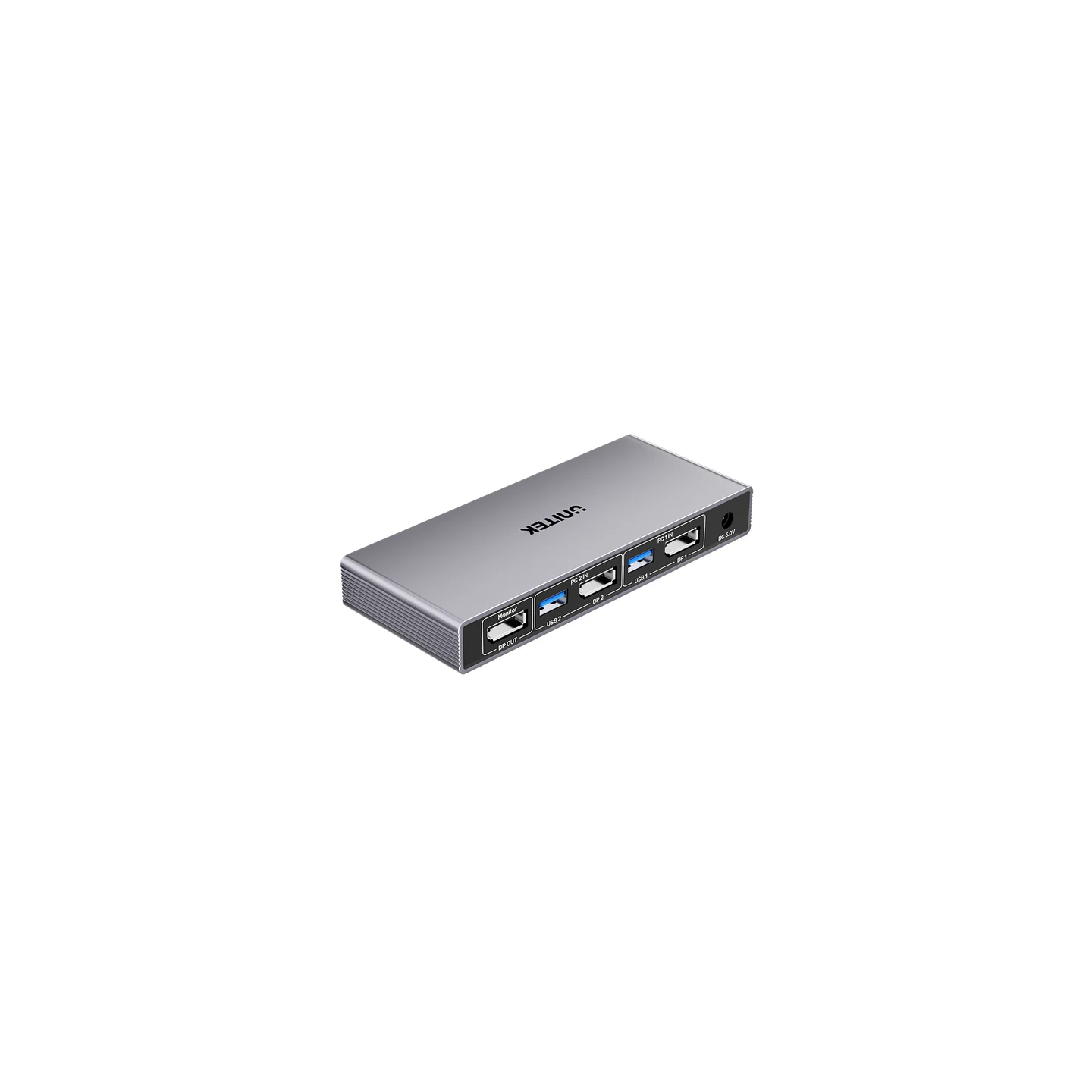 Unitek KVM DisplayPort Switch 2-1 8K60Hz with 4-Port USB 3.0 - V1310A - KVM DisplayPort Switch 2-1 8K60Hz with 4-Port USB 3.0