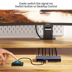 Buy Unitek KVM DisplayPort Switch 2-1 8K60Hz with 4-Port USB 3.0 - V1310A - KVM ... in Cyprus, Nicosia, Limassol, Larnaka, Pafos