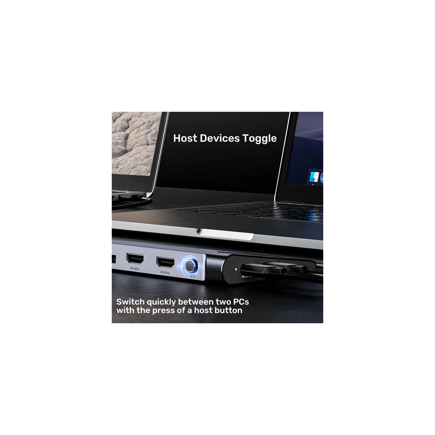 Unitek D1106A USB-C KVM Docking Station Triple 4K Display 100W PD — Armenius Store Cyprus