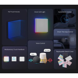 Buy Sonoff Smart Wall Touch Switch - T52C-WiFi - 2-Button White in Cyprus, Nicosia, Limassol, Larnaka, Pafos