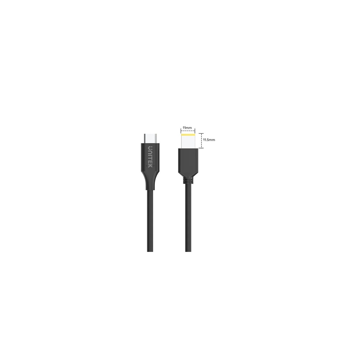 Unitek UCL USB-C to DC Cable - C14115BK - 1.8m 65W for Lenovo 11x4.5mm — Buy in Cyprus with Fast Delivery