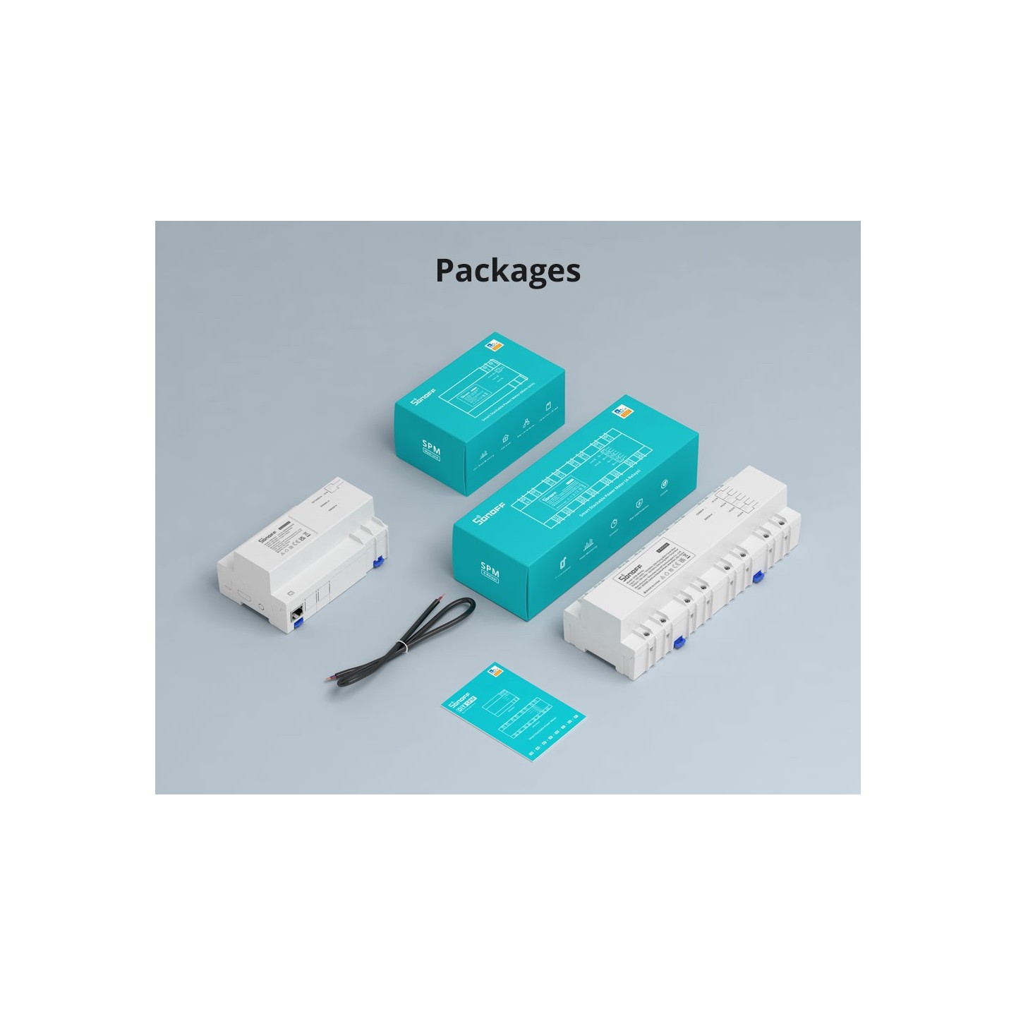 Sonoff Wifi Smart Stackable Power Meter - SPM-Main - Wifi, Smart, Stackable — Buy in Cyprus with Fast Delivery