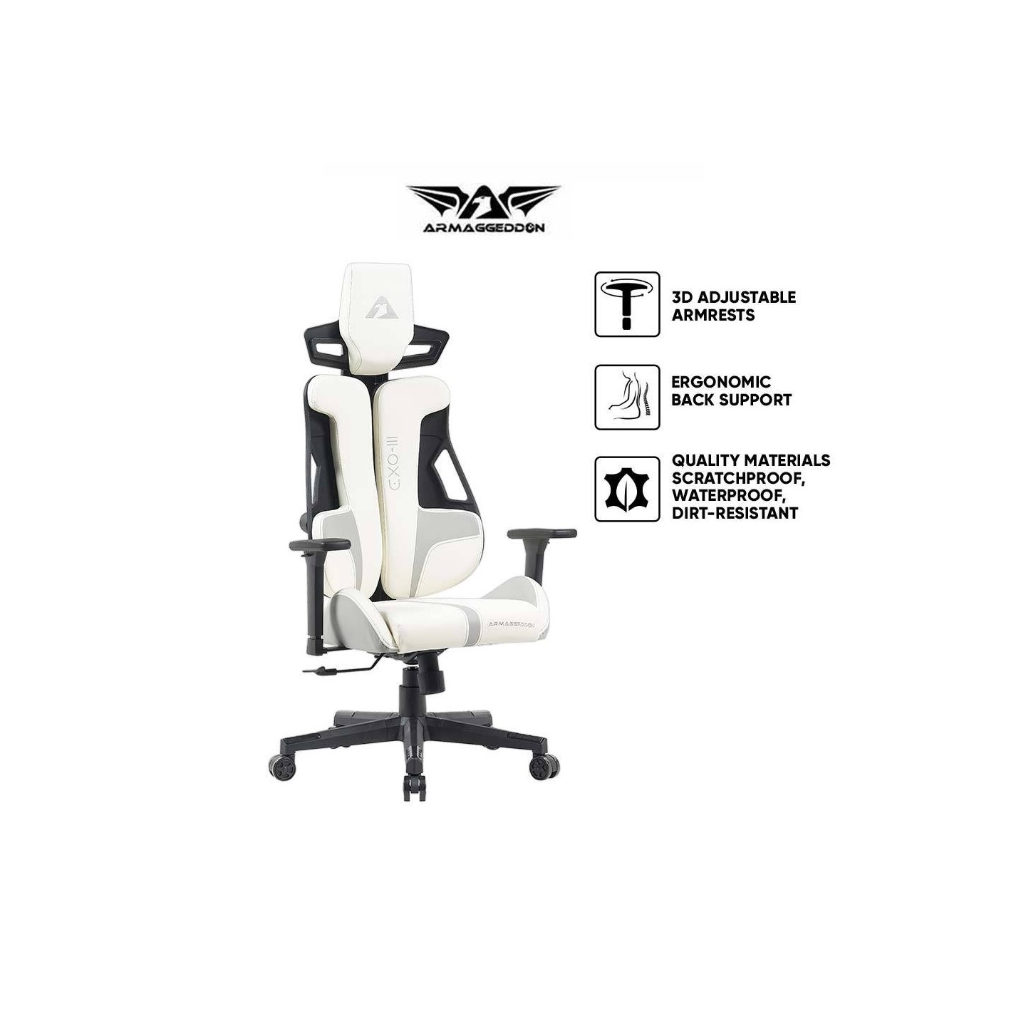 Armaggeddon EXO-III PU Leather Gaming Chair - Gravity (Boxed) — Buy in Cyprus with Fast Delivery