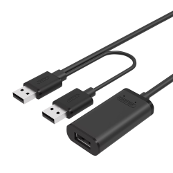 Buy Unitek Y-278 USB2.0 USB-A Male to USB-A Female Active Extension Cable 10m in Cyprus, Nicosia, Limassol, Larnaka, Pafos