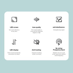 Buy SonicGear Microphone Wireless - WM 3000UL - 2xHandsets DUAL Palladium in Cyprus, Nicosia, Limassol, Larnaka, Pafos