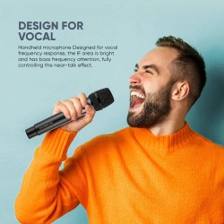 Buy SonicGear Microphone Wireless - WM 3000UL - 2xHandsets DUAL Palladium in Cyprus, Nicosia, Limassol, Larnaka, Pafos