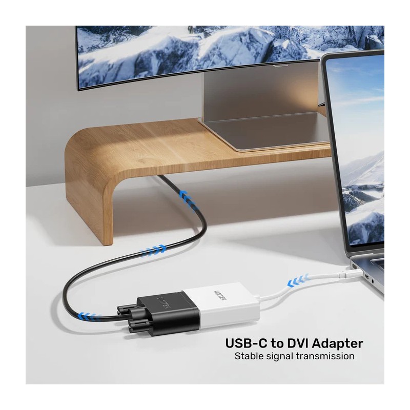 Buy Unitek Converter USB-C to DVI Adapter - V1429A in Cyprus, Nicosia, Limassol, Larnaka, Pafos