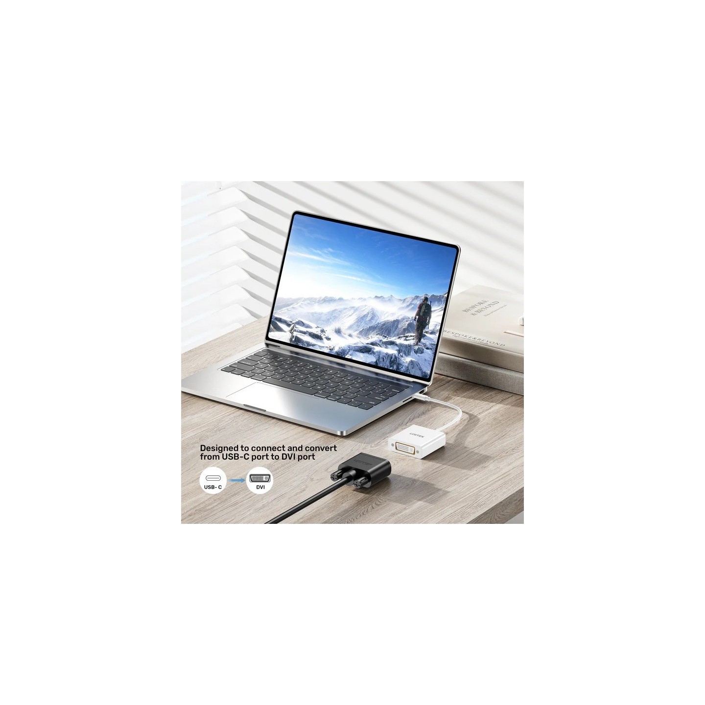 Unitek Converter USB-C to DVI Adapter - V1429A — Buy in Cyprus with Fast Delivery