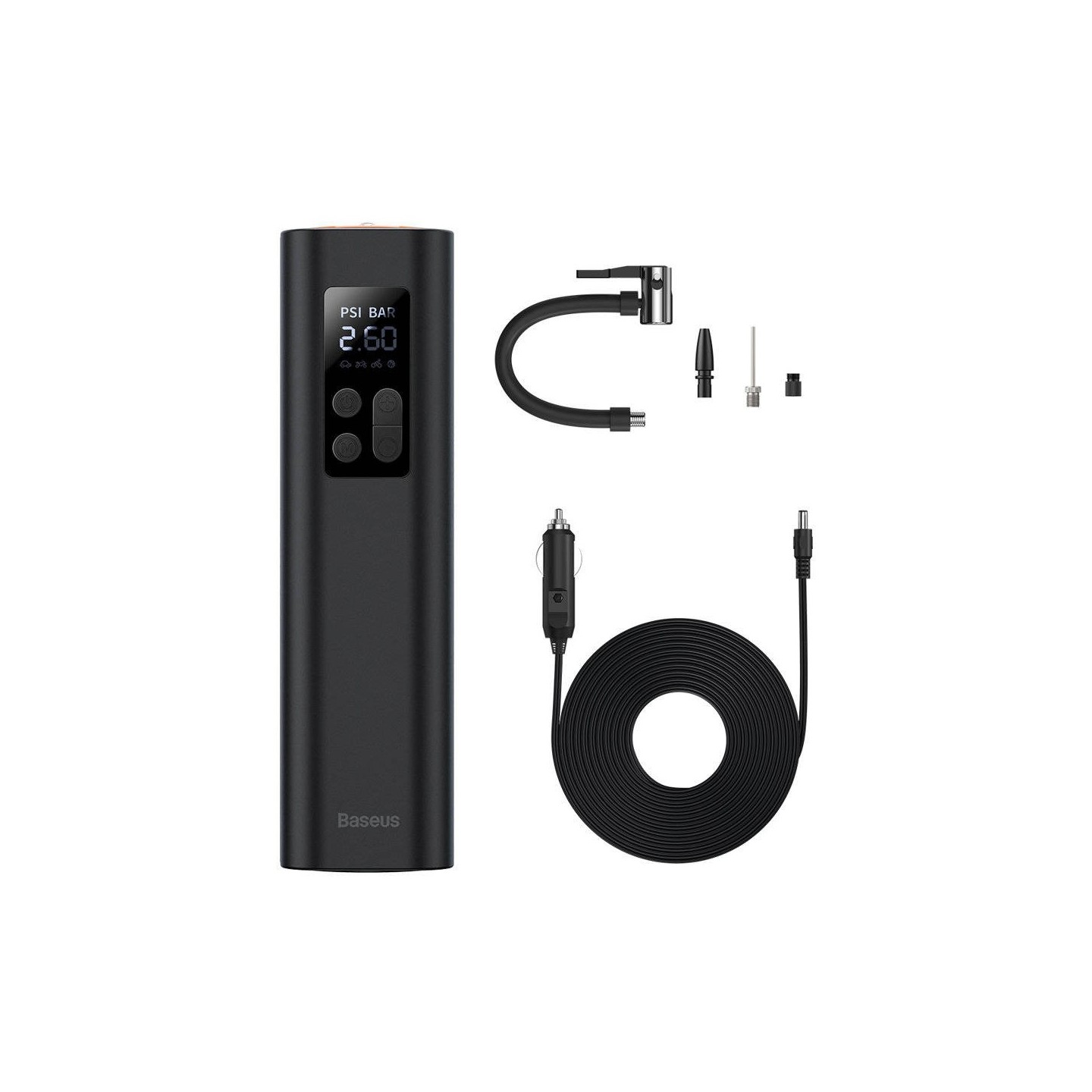 Baseus Car Inflator Pump - Wired SUPER MINI — Buy in Cyprus with Fast Delivery