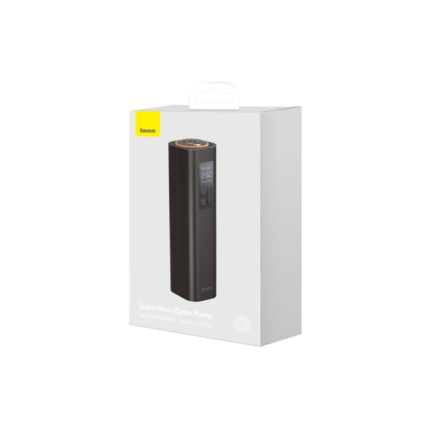 Baseus Car Inflator Pump - Wired SUPER MINI — Buy in Cyprus with Fast Delivery