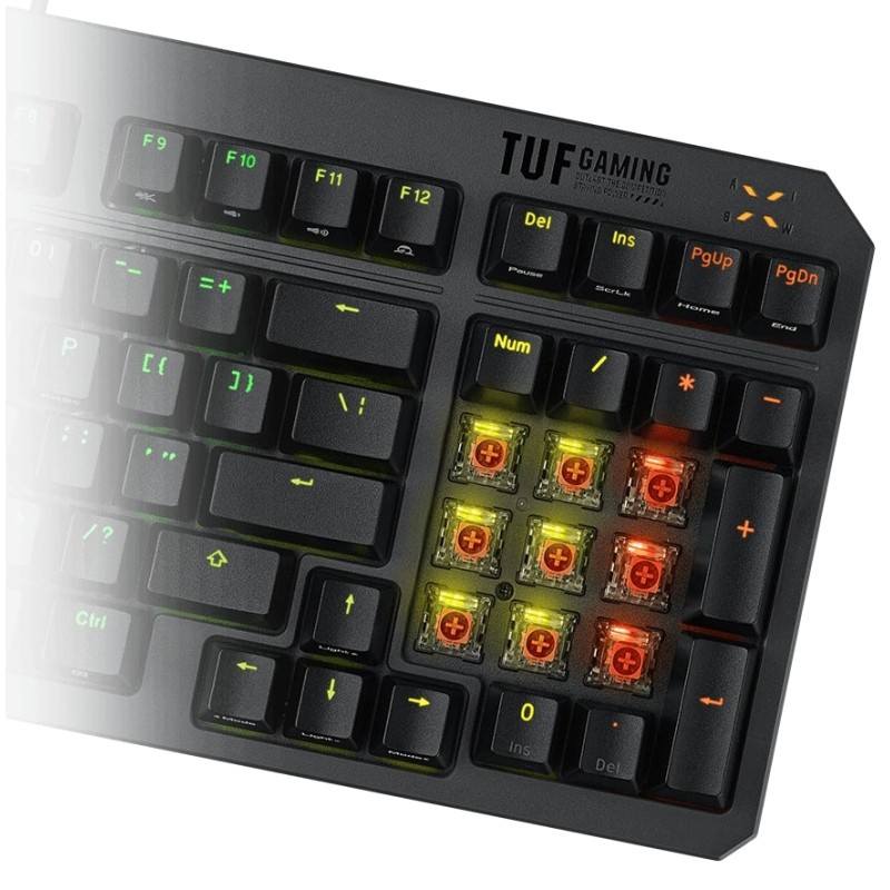 Buy ASUS TUF Gaming Keyboard - K3 GEN II - Mechanical Gaming Keyboard 97 Red Key... in Cyprus, Nicosia, Limassol, Larnaka, Pafos