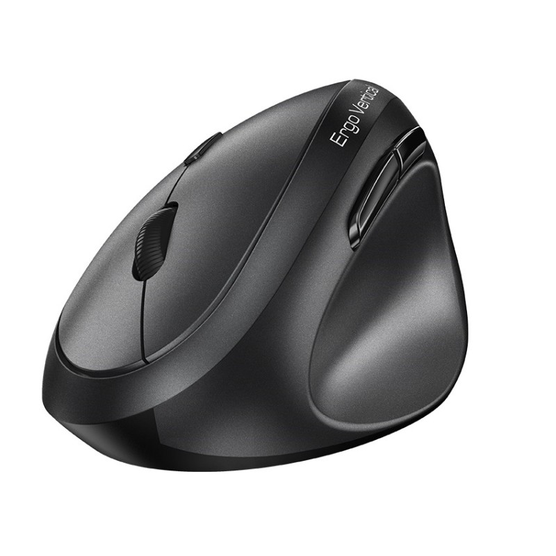 Genius Ergo 8350S Ergonomic Wireless Vertical Silent Mouse BT+2.4GHz - Dark Gray (Boxed) — Buy in Cyprus with Fast Delivery