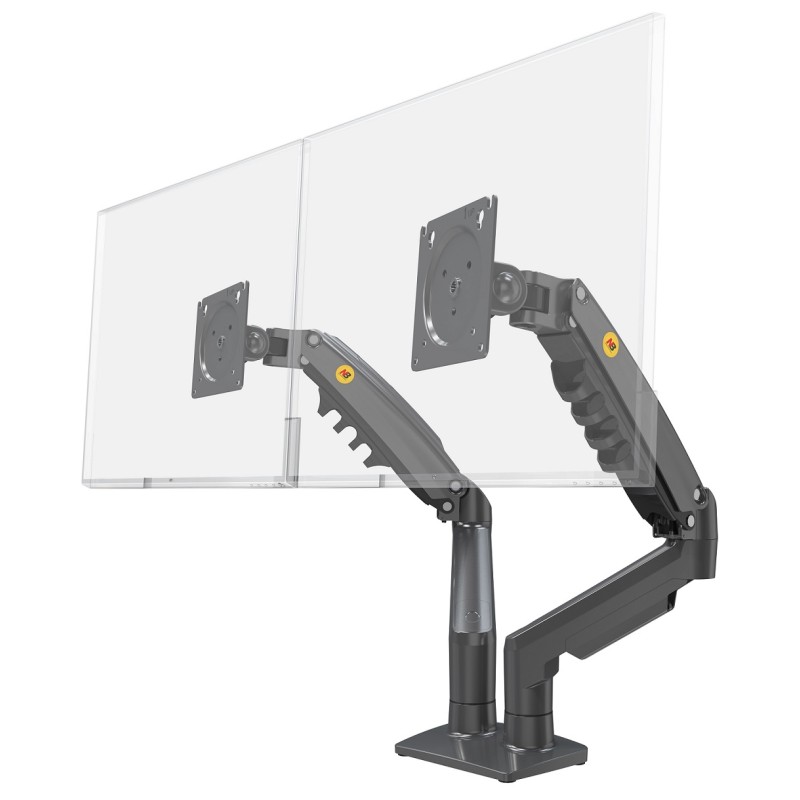 NBMounts F160 Dual Arm Gas Desk Monitor Mount (Boxed) — Buy in Cyprus with Fast Delivery